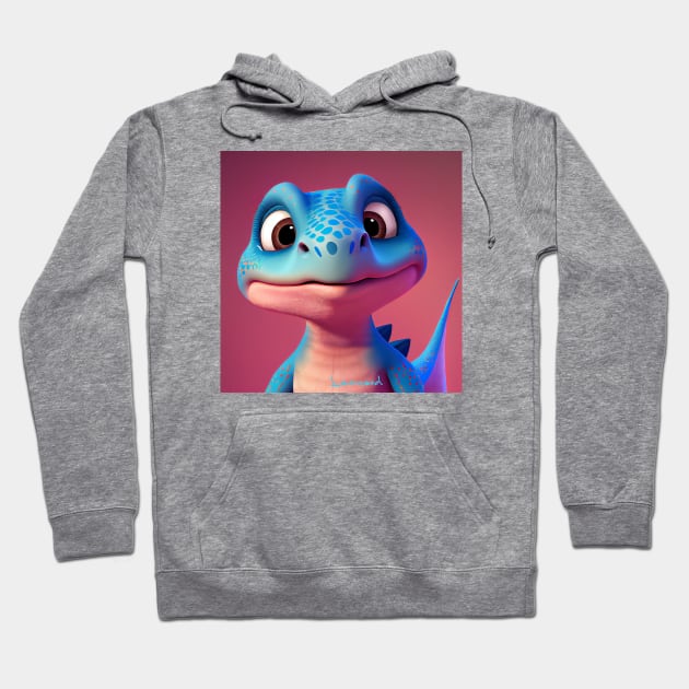 Baby Dinosaur Dino Bambino - Leonard Hoodie by KOTOdesign